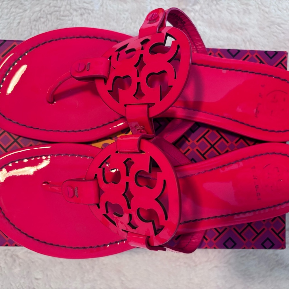 Tory Burch Vibrant Pink Sandals